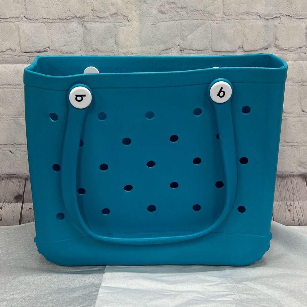 New Unbranded Blue Rubber Beach Bag